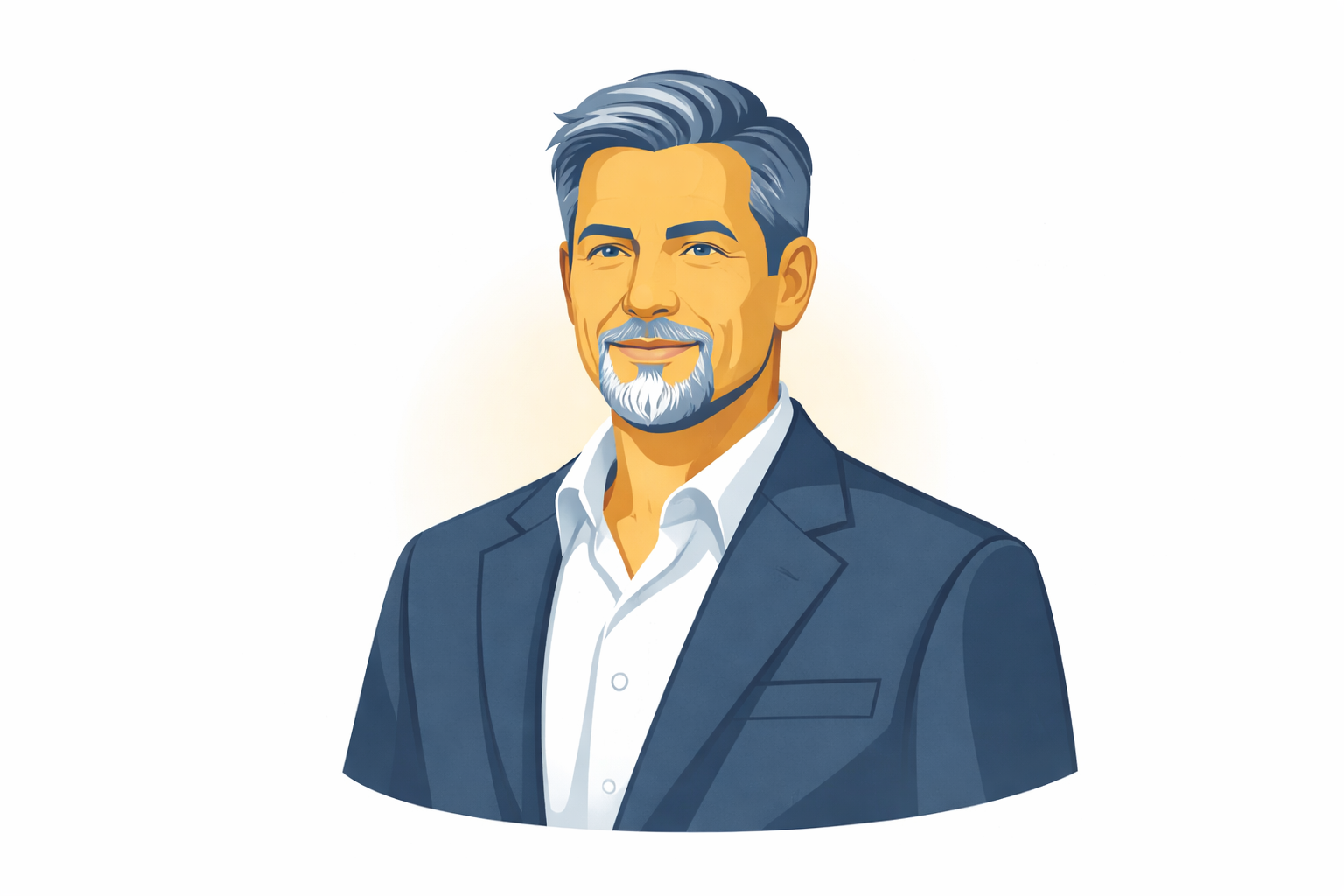 Illustrated portrait of Brian Smith, Co-Founder